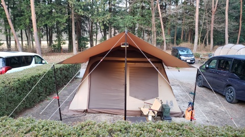 オガワ/ロッジシェルターⅡ] ～オガワ張り最適化計画編～｜ちばんぶー