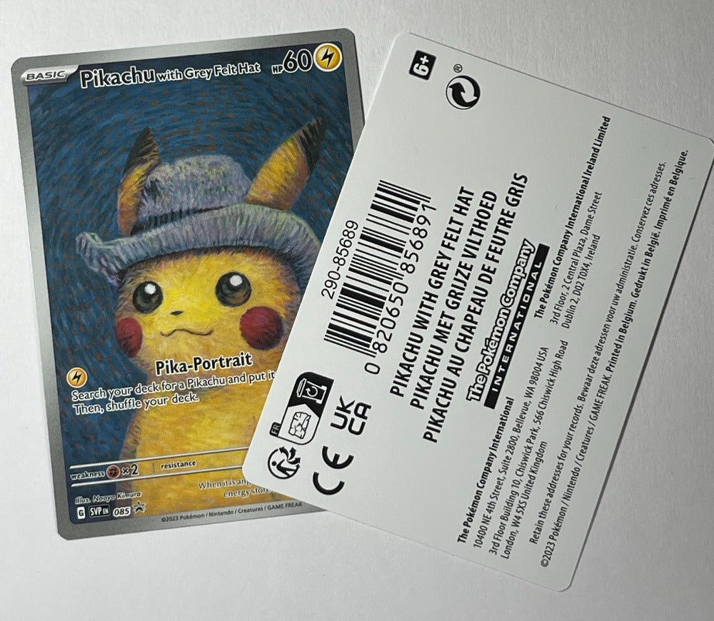 Pokémon: Pokémon: Pikachu with Grey Felt Hat - SVP 085 (Promo