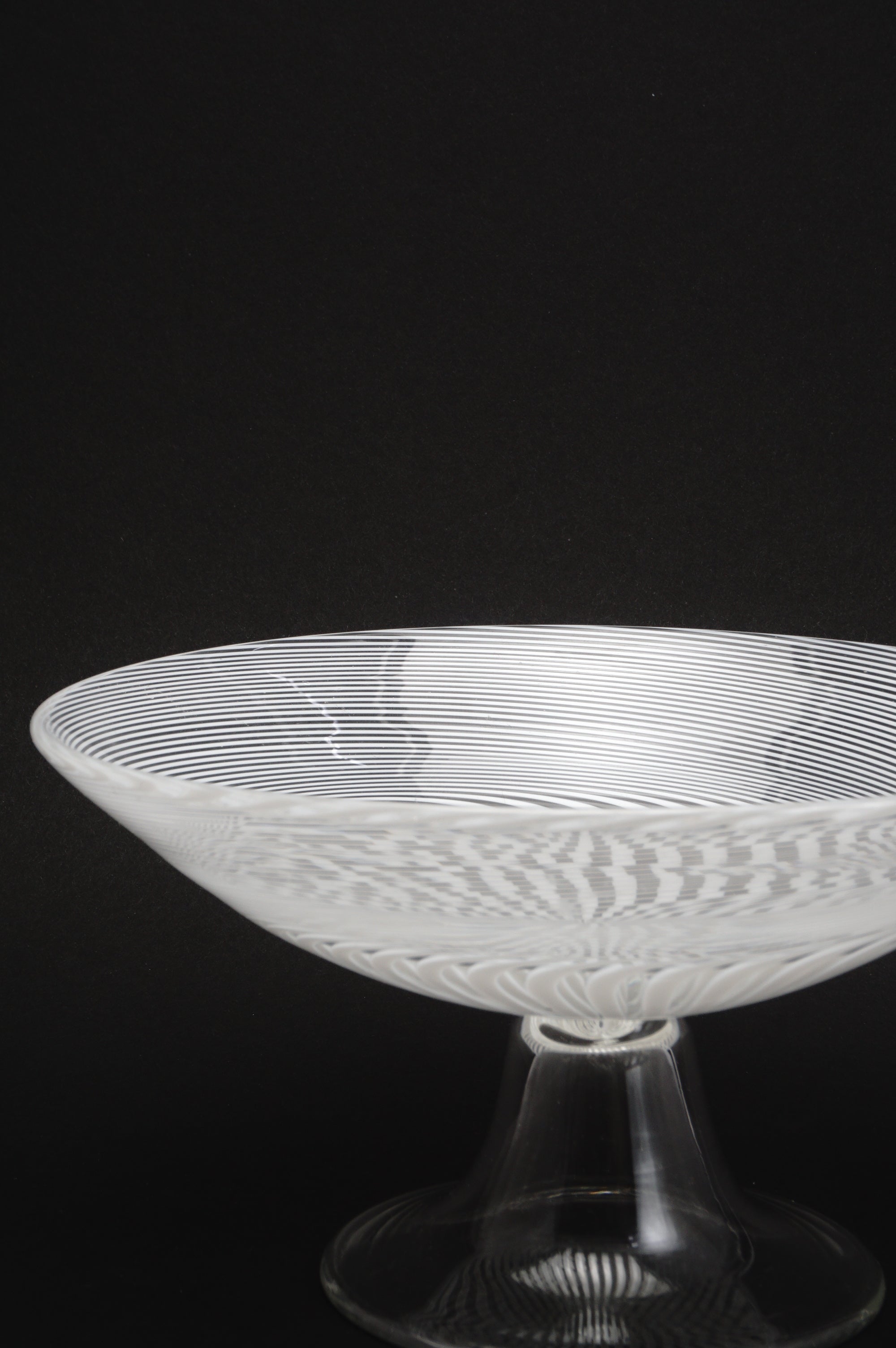 ムラーノガラス（ベネチアングラス）｜高台付コンポート 「絹の道