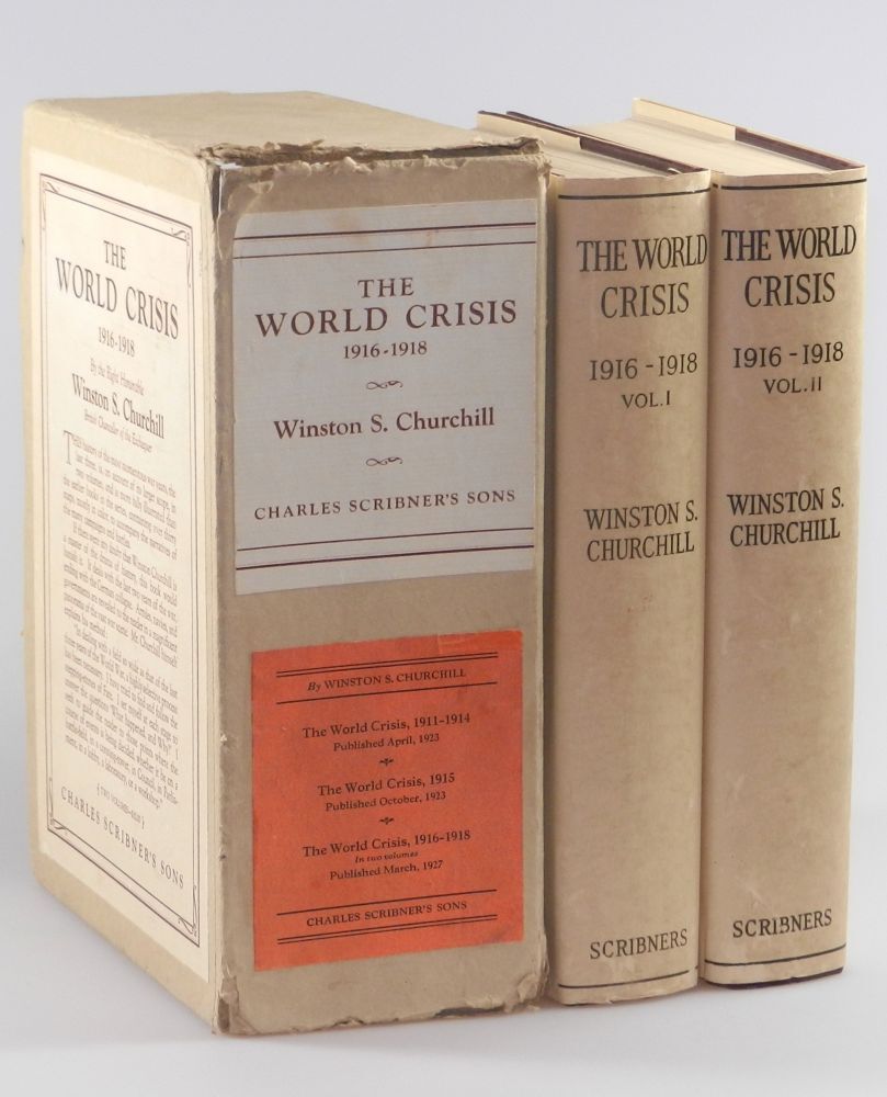 The World Crisis, 1916-1918, Volumes I & II, immaculate jacketed