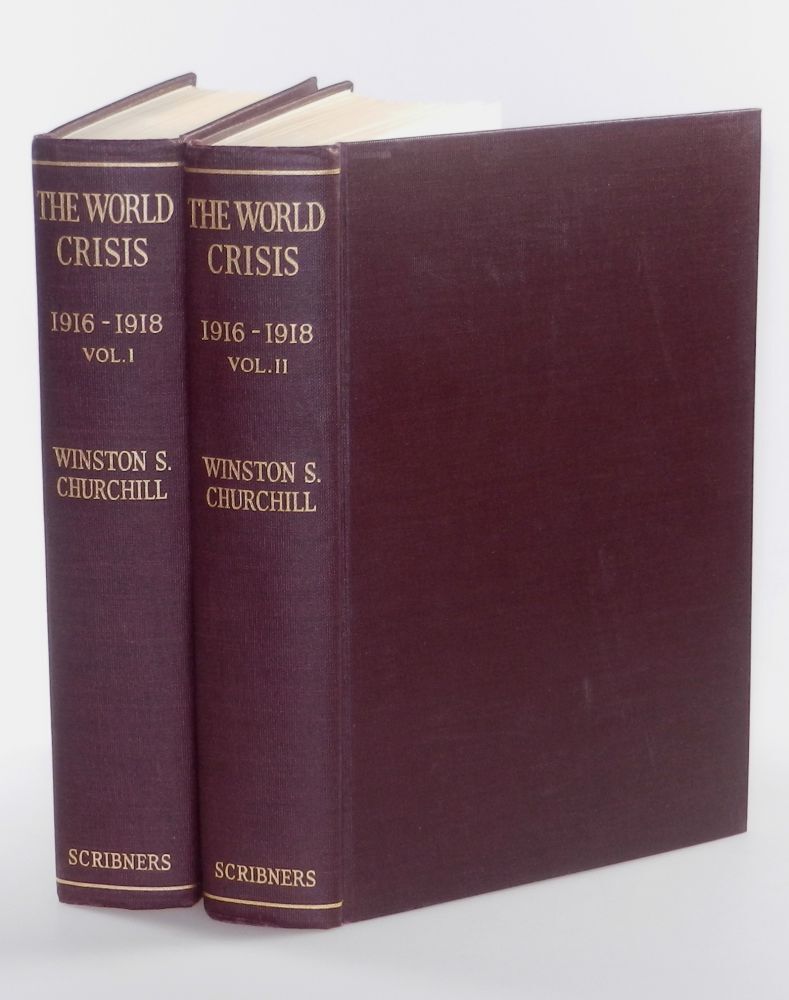 The World Crisis, 1916-1918, Volumes I & II, immaculate jacketed