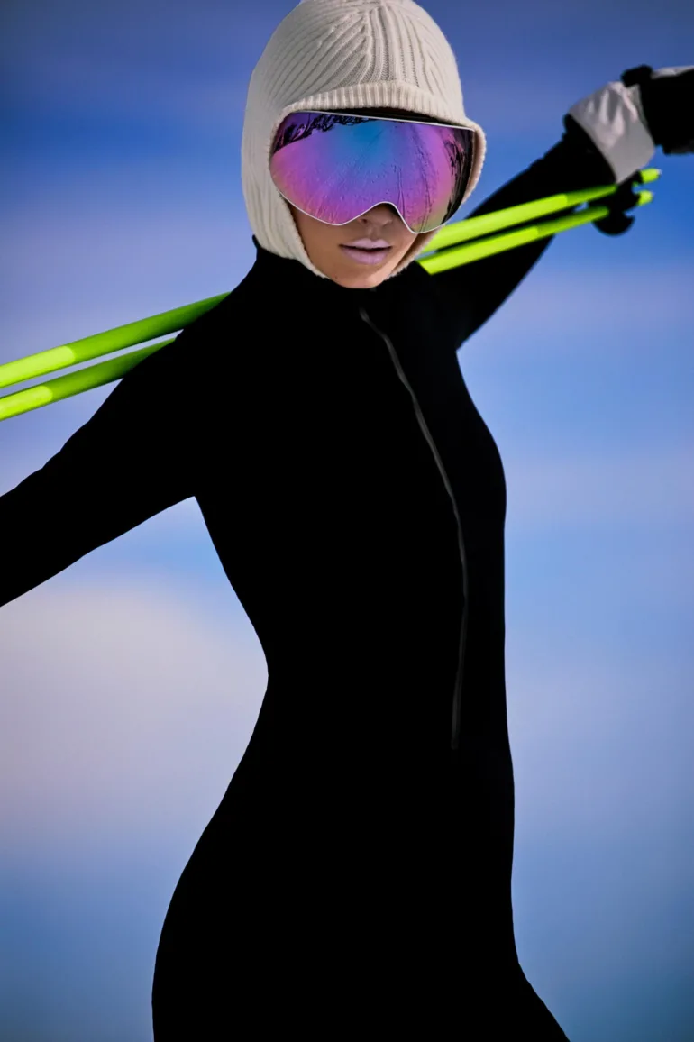 新しい ZARA SKI スキーウェア コレクション (2024): 白いゲレンデを