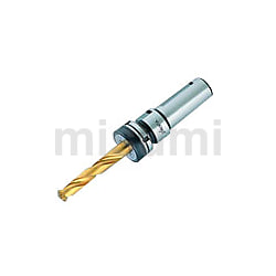 オイルホール付ドリル用ストレートシャンク ニュードリルミルチャック