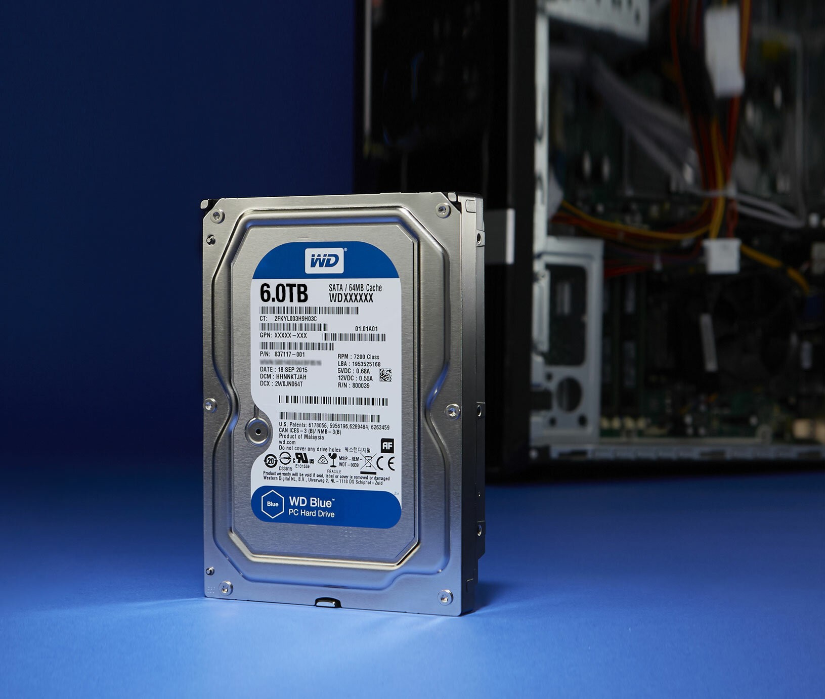 WD Blue WD80EAZZ 8TB 5640 RPM 128MB Cache SATA 6.0Gb/s 3.5