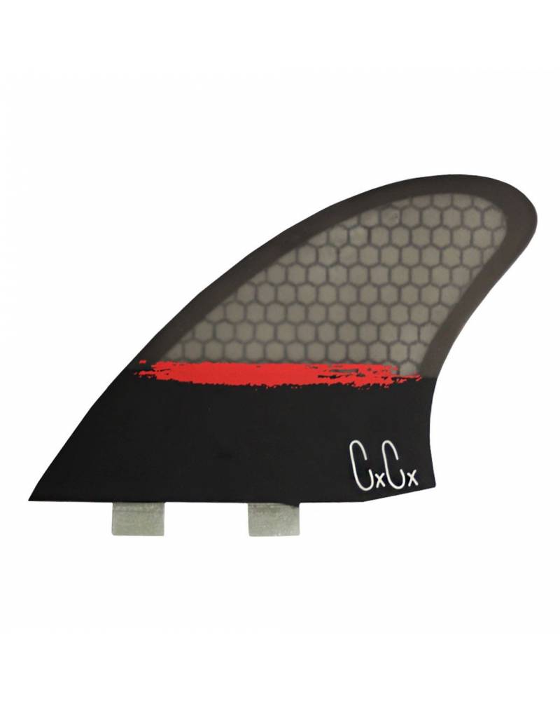 Buy the Captain Fin Co Christenson Keel XL Black Twin Fin Online