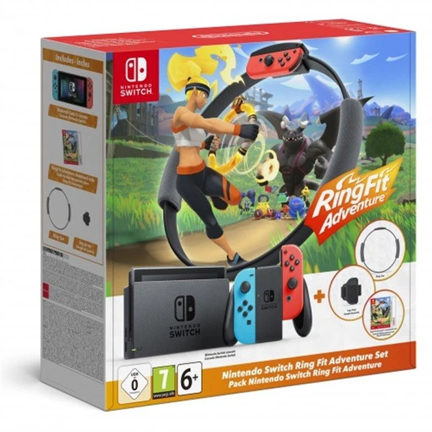 Игровая консоль Nintendo Switch Ring Fit Adventure (игра Ring Fit
