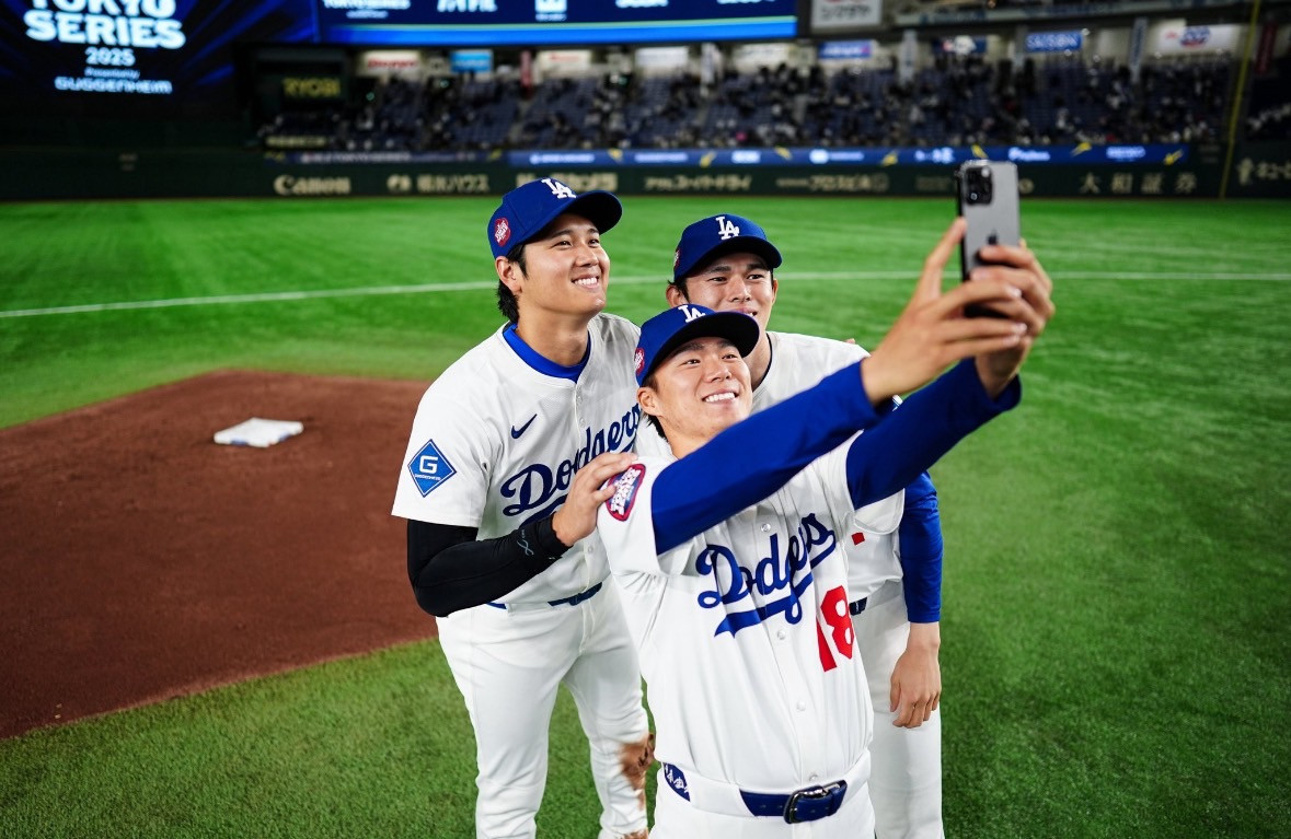 画像・写真 | 大谷翔平＆山本由伸＆佐々木朗希『東京シリーズ』最後に3