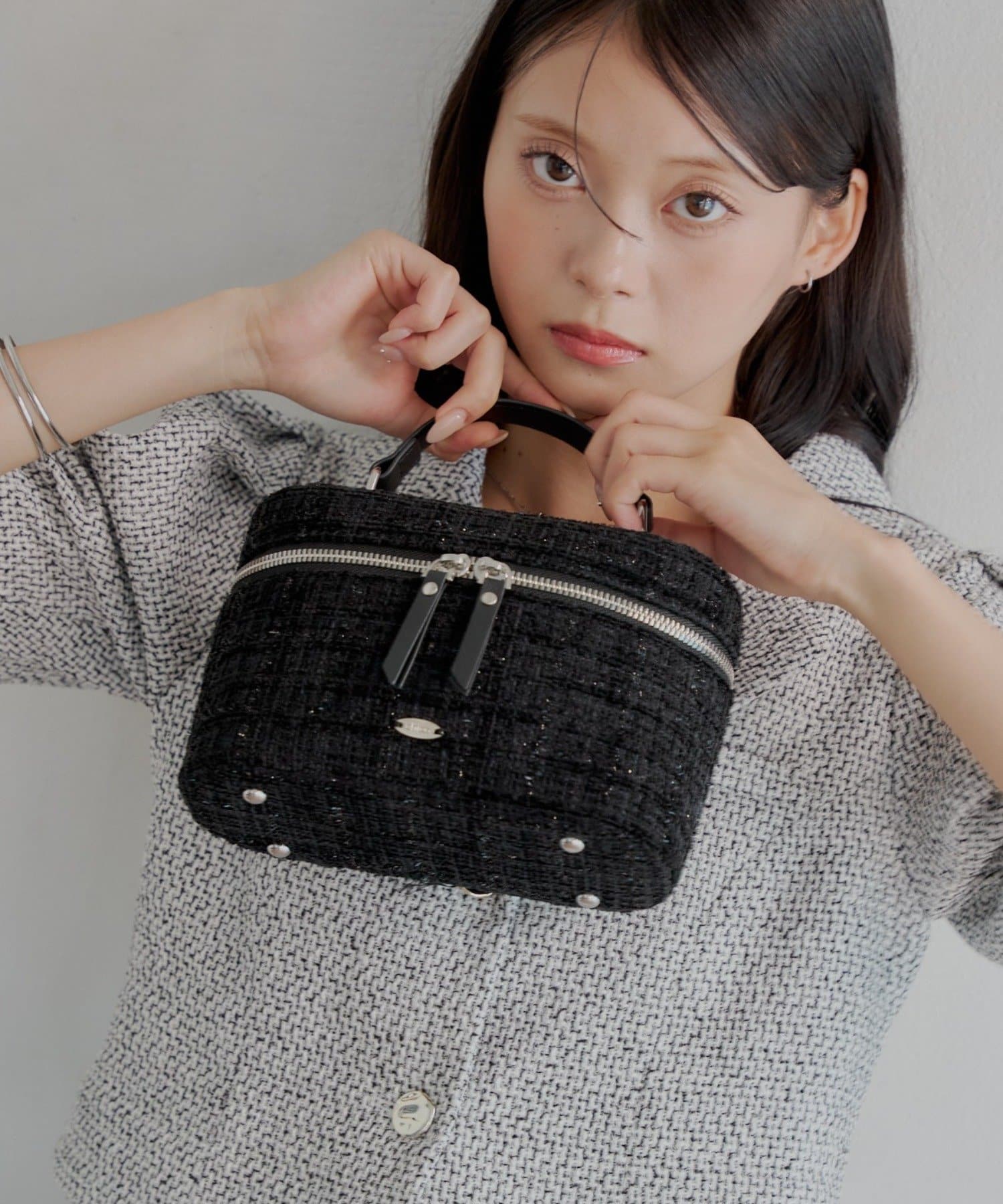 横長ツイードバニティバッグ | Chico(チコ)レディース | PAL CLOSET