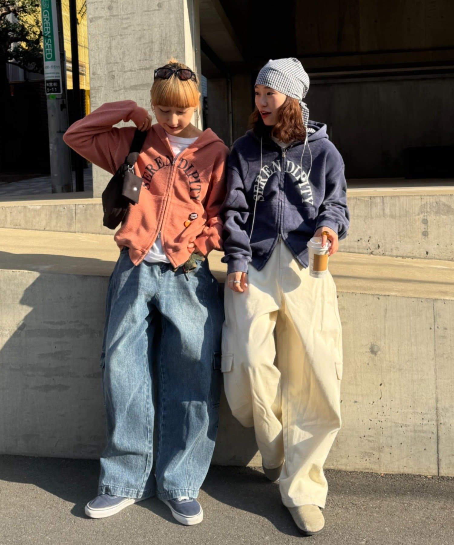 ≪26SS展示会アイテム≫【UNISEX】ワッフルジップパーカー | CIAOPANIC