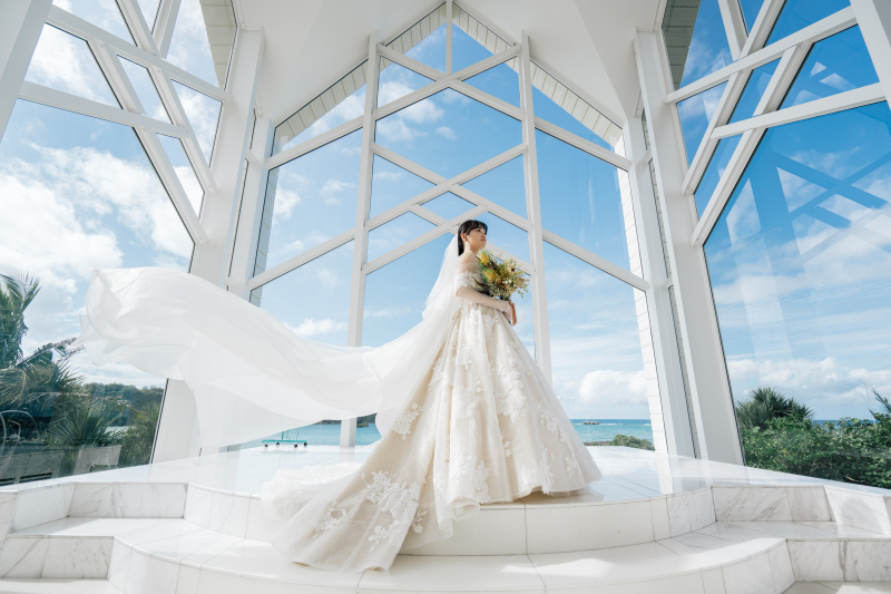 ザ・シーサイドガーデン ラグーン大聖堂 byワタベウェディングの