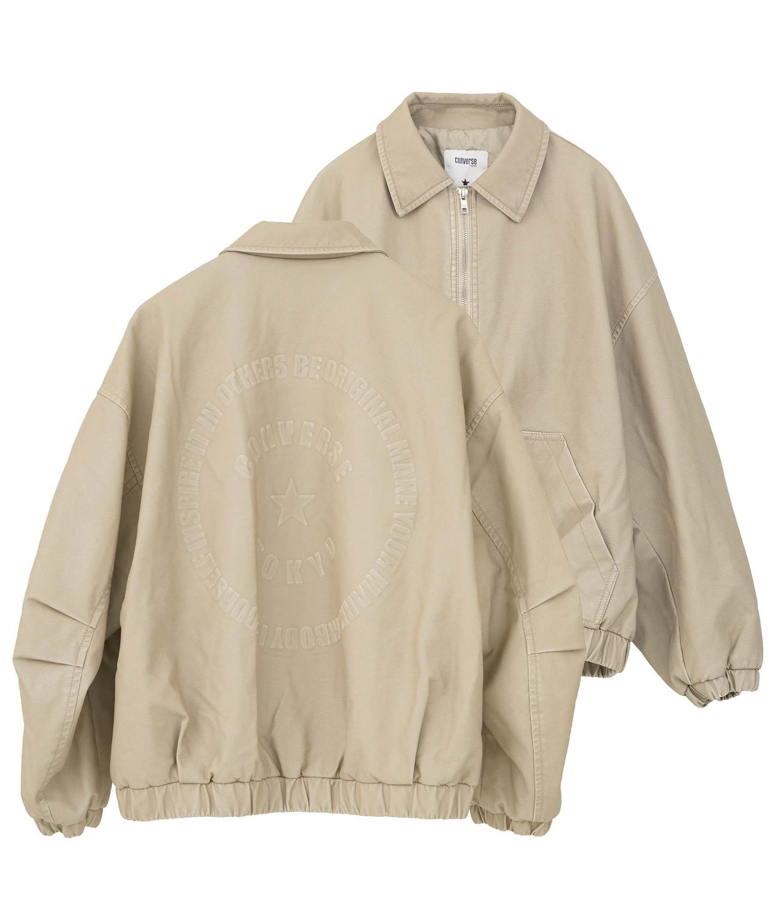 HL】VINTAGE SYNTHETIC LEATHER BLOUSON｜CONVERSE TOKYO (コンバース