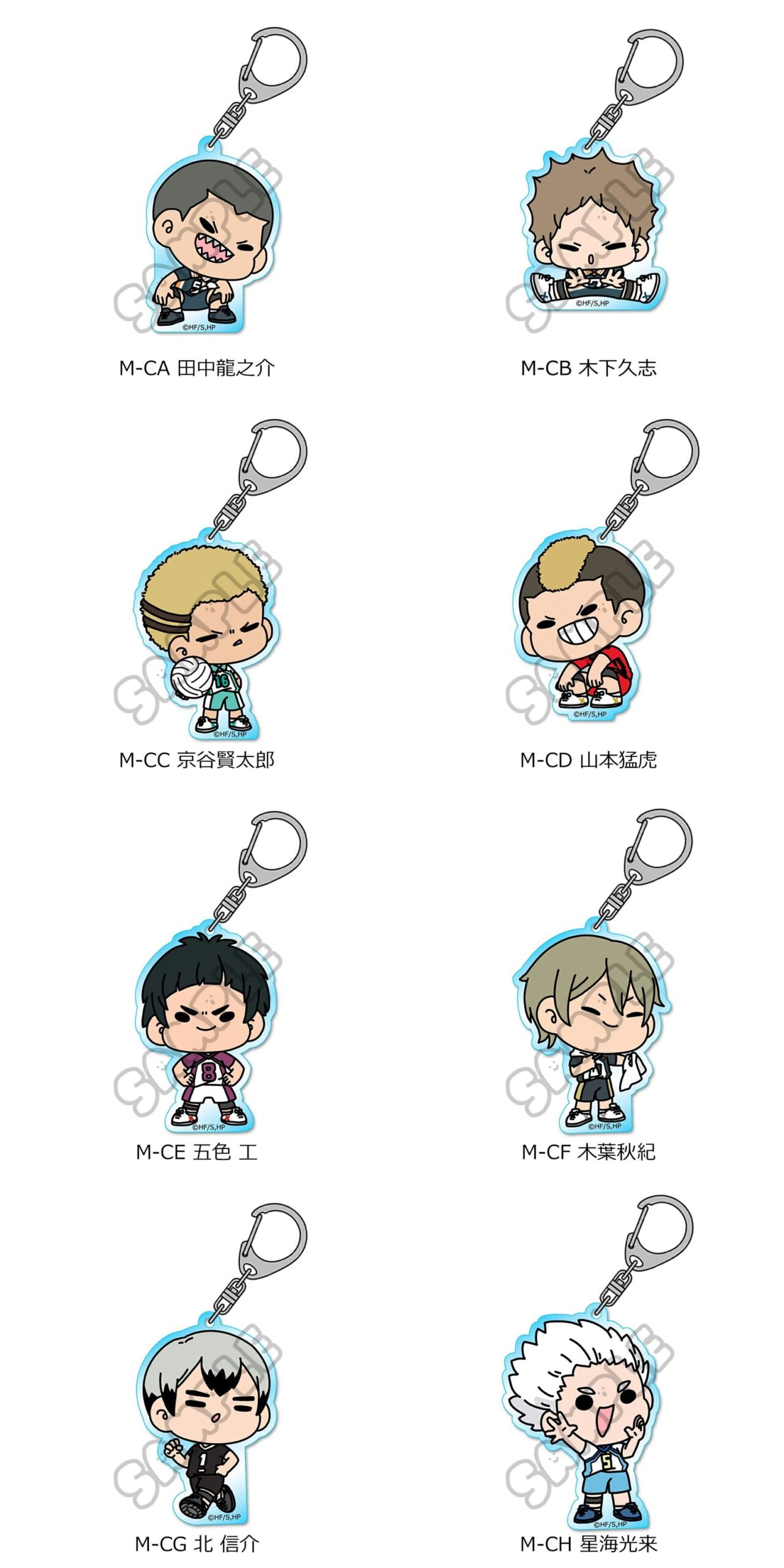 ハイキュー!! 田中・北らウィングスパイカー集結 mochocho第5弾 5月発売