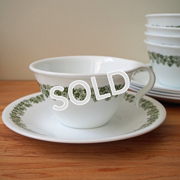 ヴィンテージコレール カップ＆ソーサー クレイジーデイジー