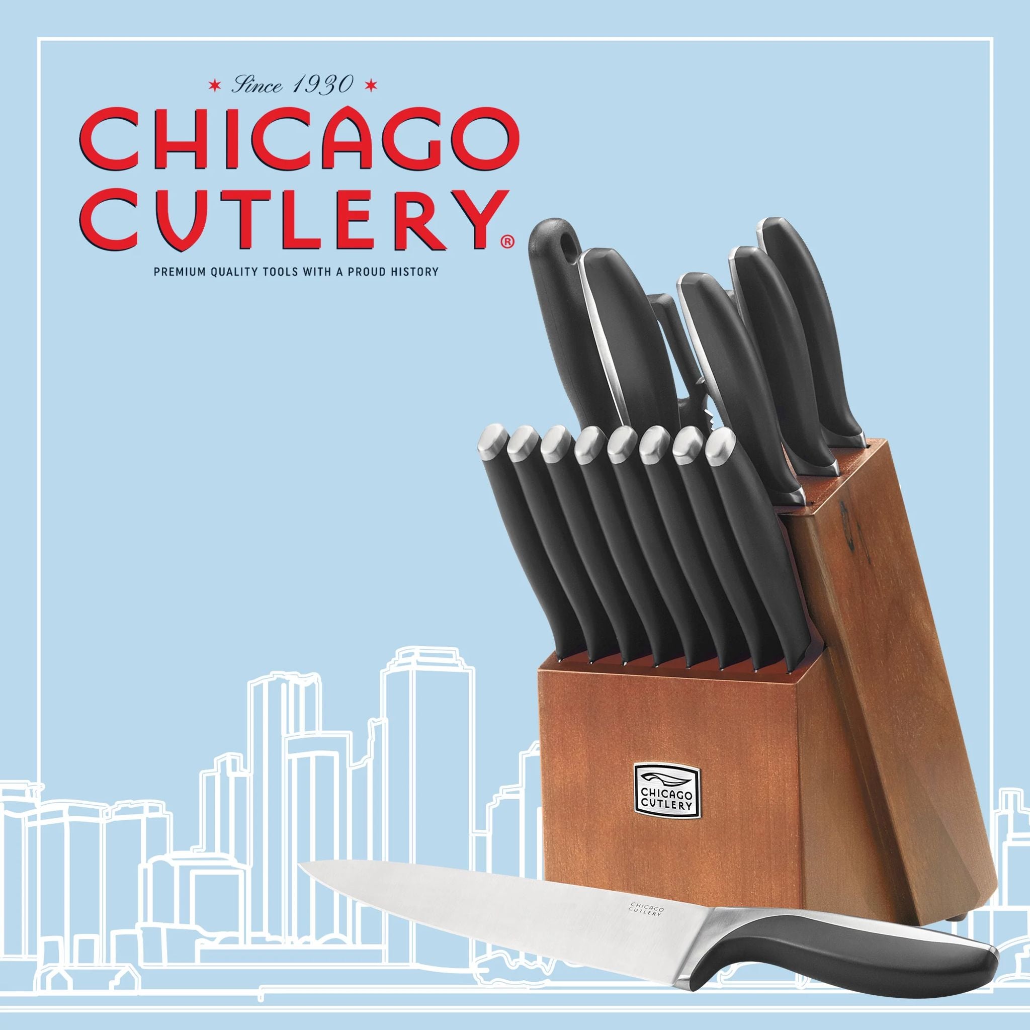 Chicago Cutlery® Avondale™ 16-piece Block Set