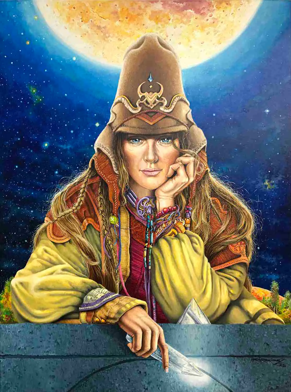 Starwatcher – Tribute to Jean Giraud (Moebius) – (AI1) – Corner4Art