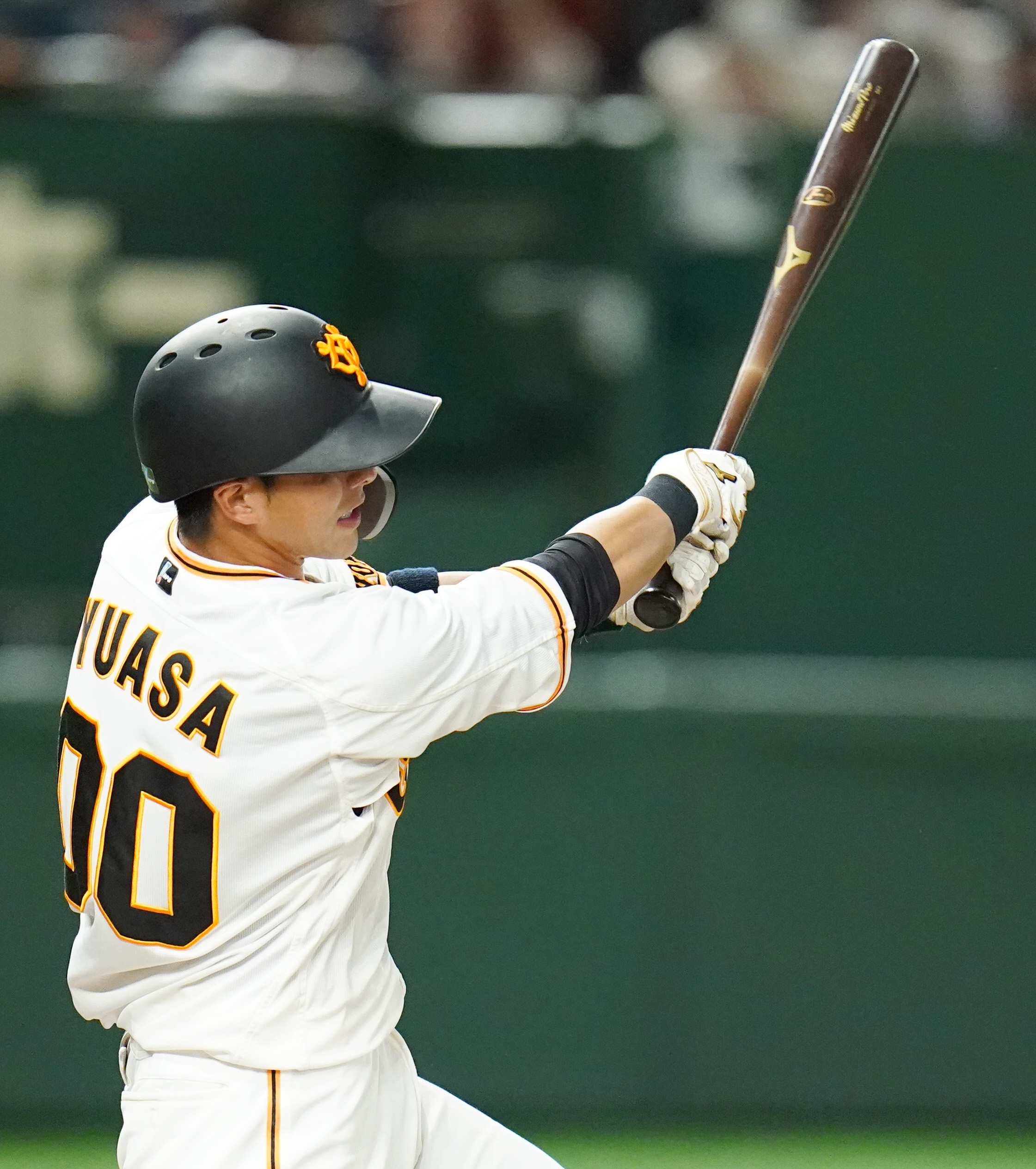 巨人・湯浅大が今季の1軍初打席で二塁打 生き残りへアピール - サンスポ