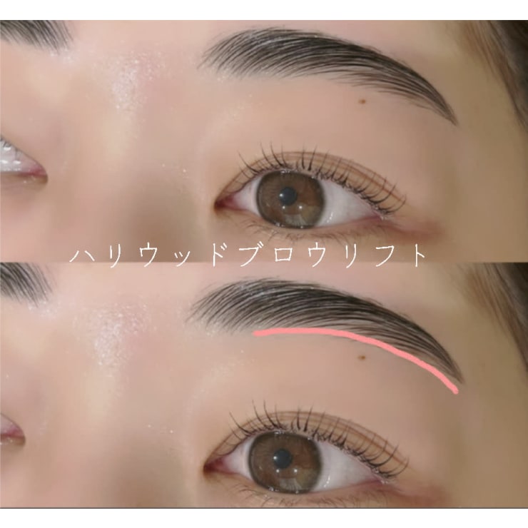次世代アイブロウ ハリウッドブロウリフト8000円眉毛ワックス付き
