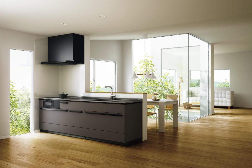 美しく機能的なCENTRO】クリナップで人気のキッチン扉カラーを