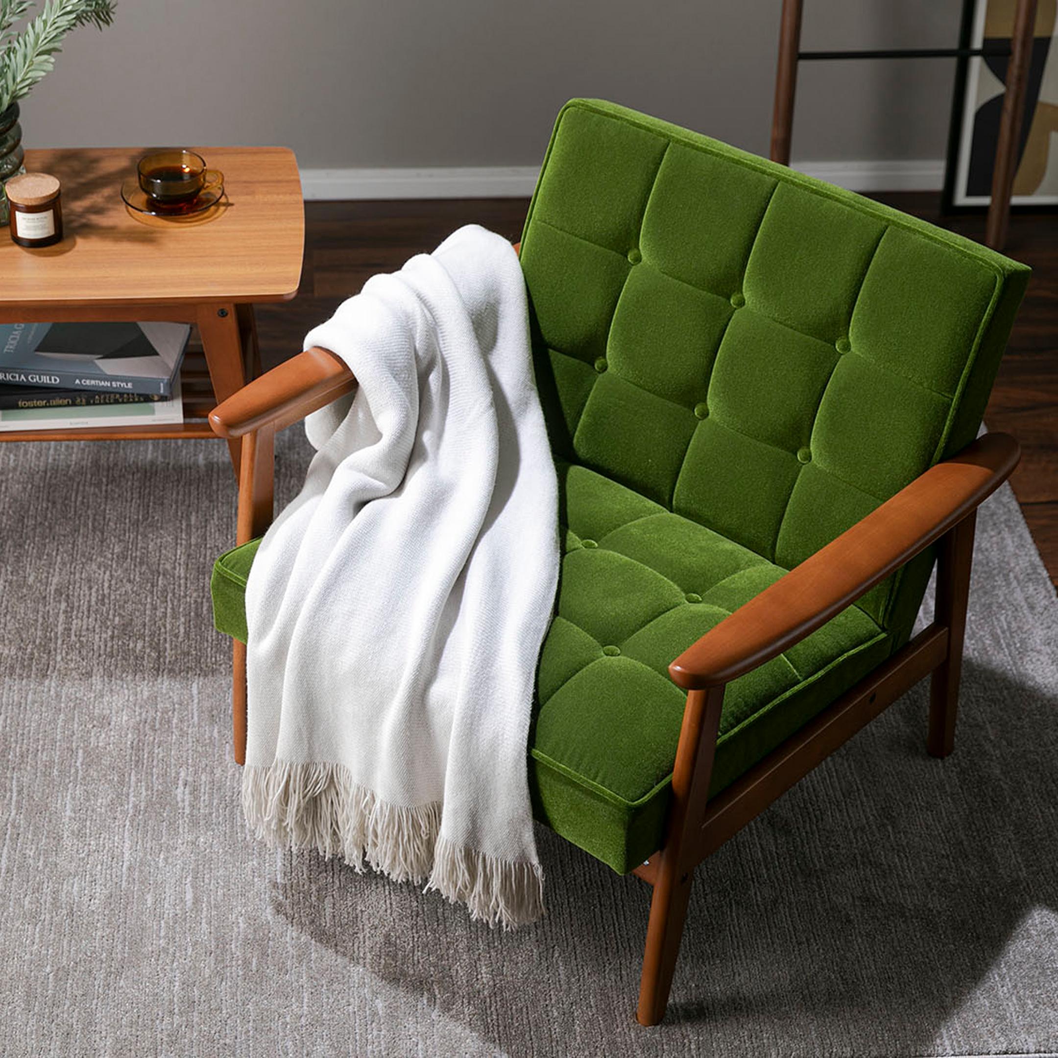 カリモク60 Kチェア 2シーター モケットグリーン karimoku60