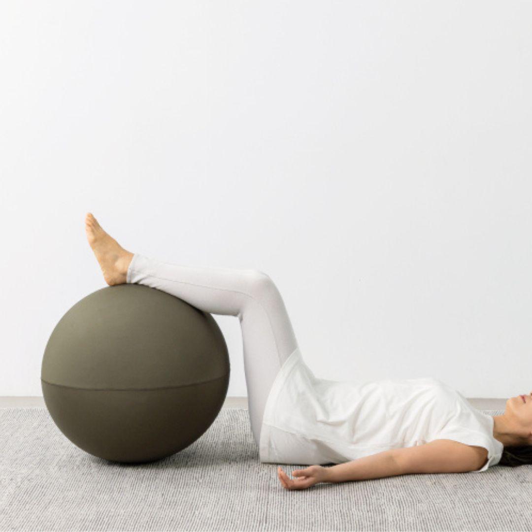 &MEDICAL オーバル型バランスボール MALLOW W48×D48×H56cm &MEDICAL