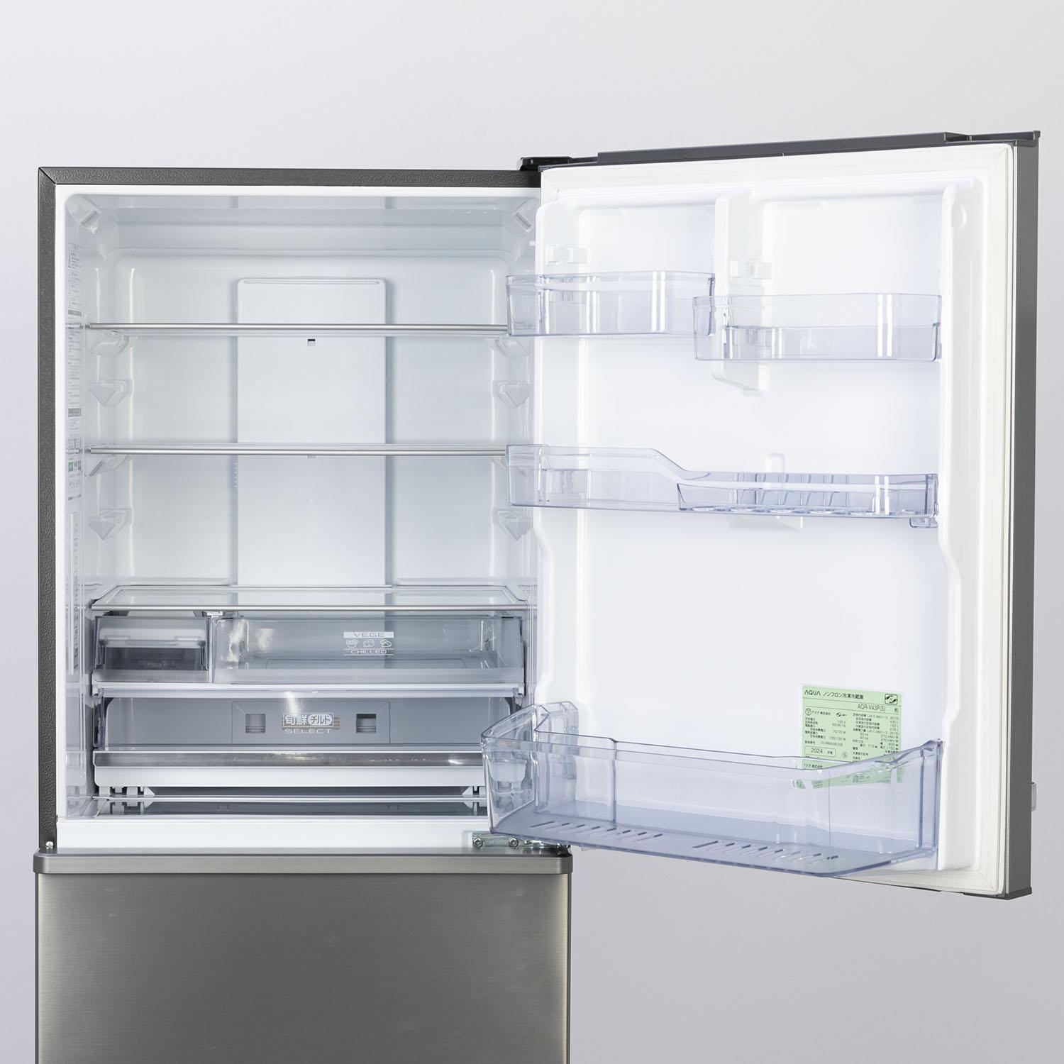 AQUA 430L 4ドア 冷凍・冷蔵庫 430L AQUA / アクアのレンタル