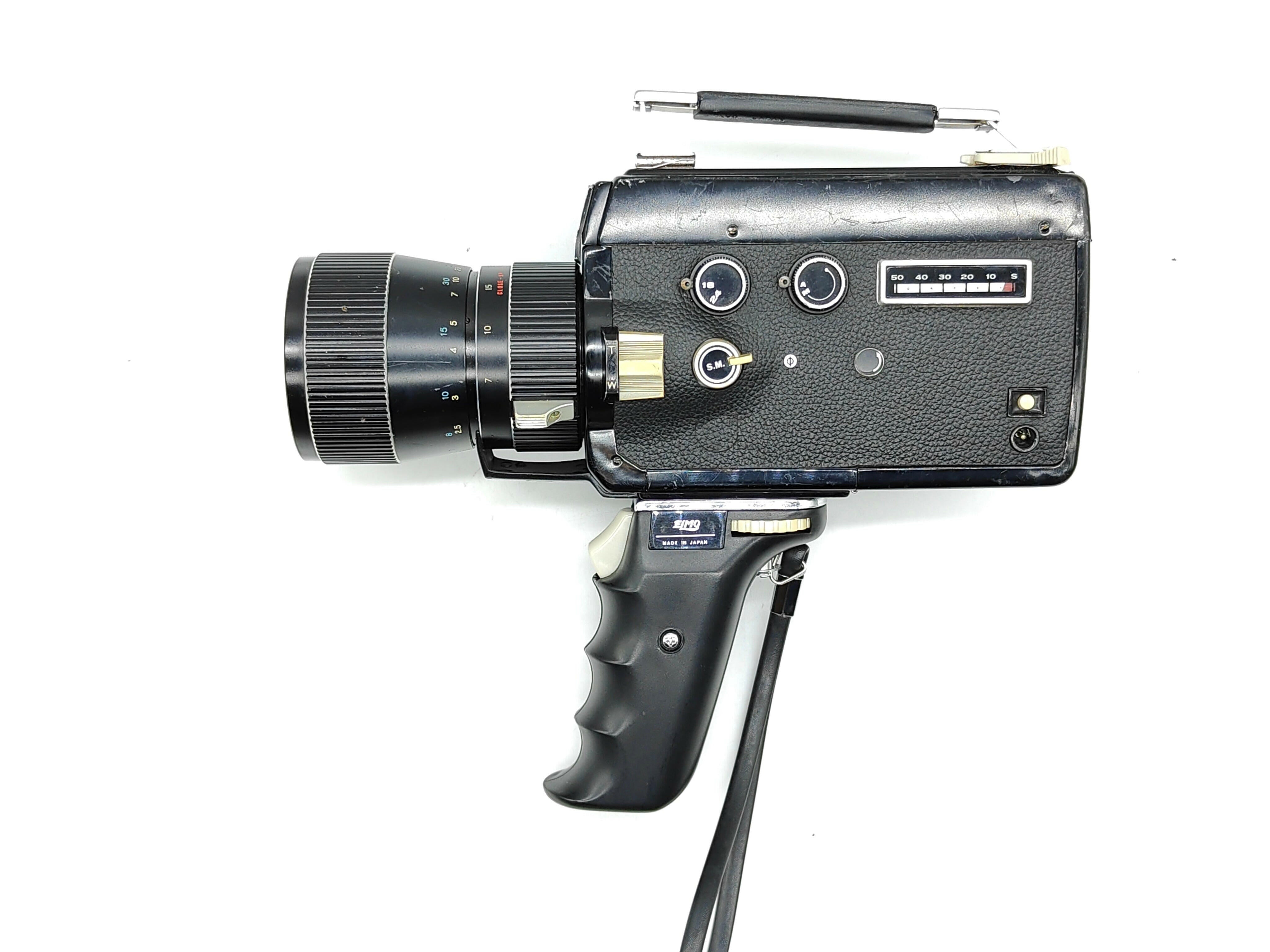FILM TESTED Elmo Super 110 Super-8 movie camera. Rewind pickup