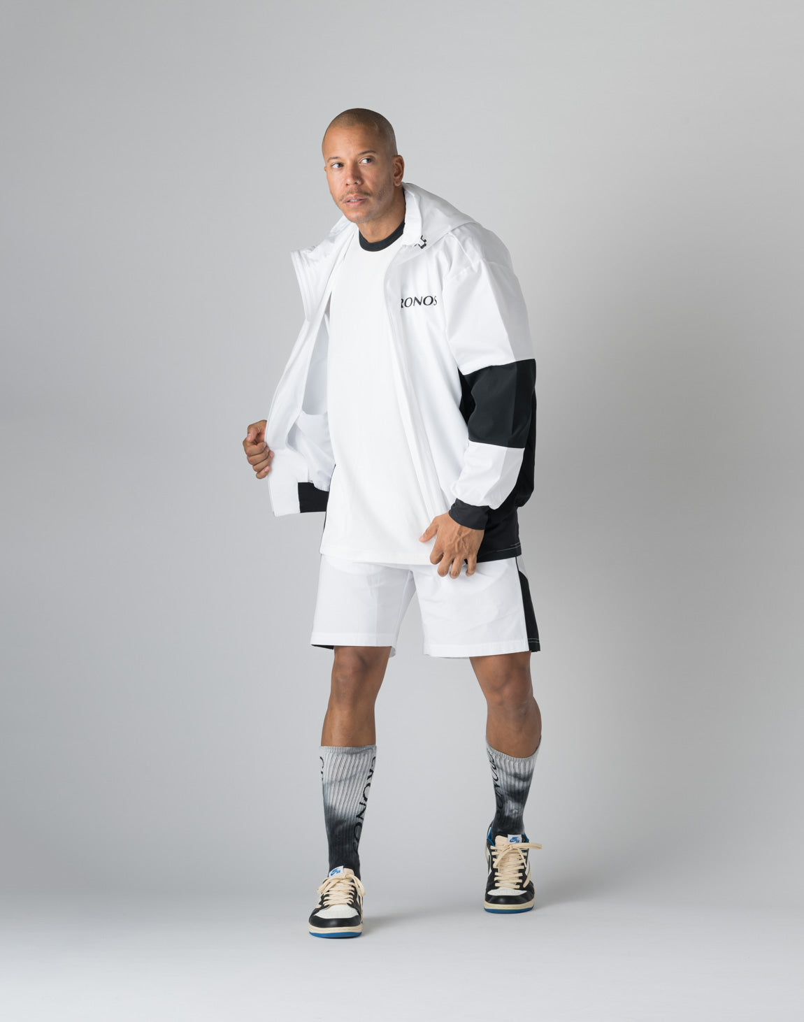 CRONOS SIDE LOGO SHORTS【WHITE】