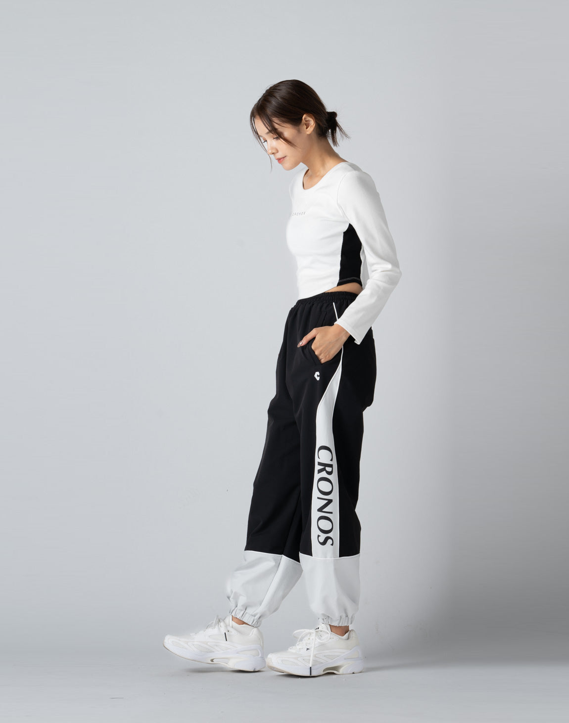 CRONOS WOMEN TRUCK LONGPANTS【BLACK】
