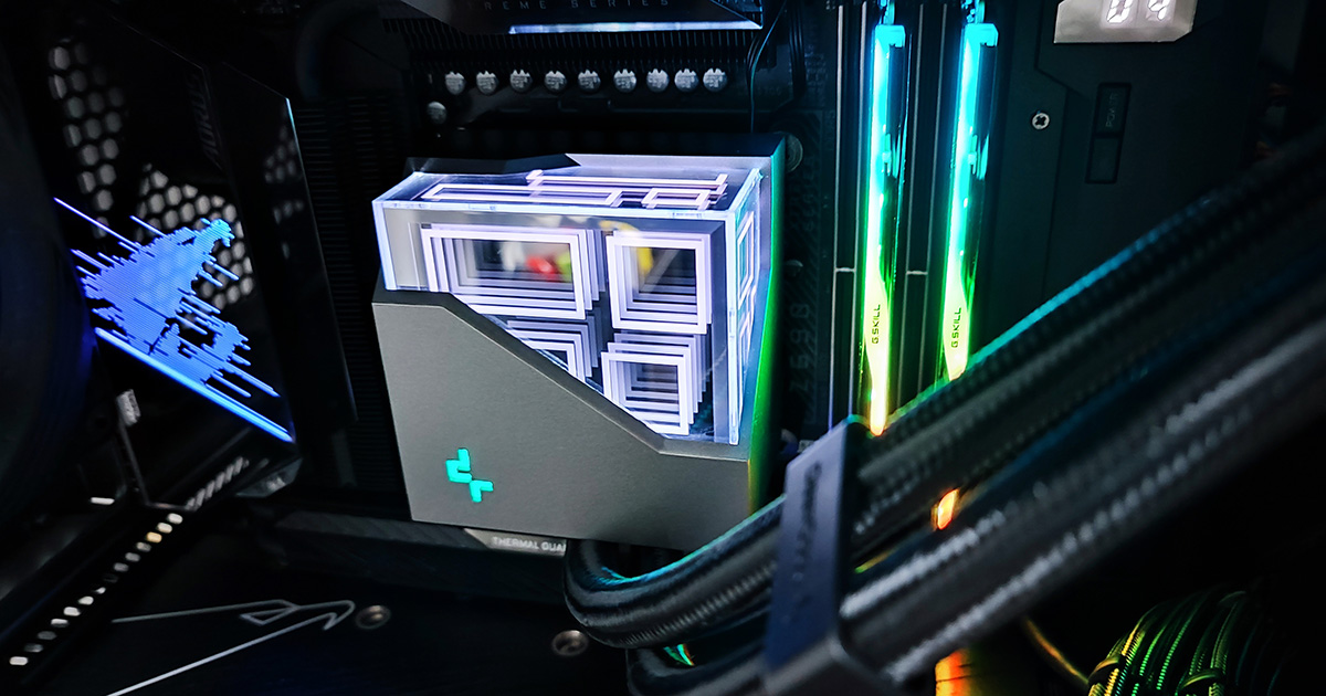 DeepCool LT720 レビュー】見た目重視の簡易水冷とNoctuaファンを合体