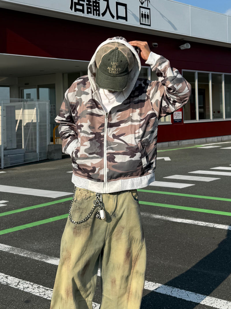 リバーシブルカモフラジップパーカー DPB90058 – CRAMMY