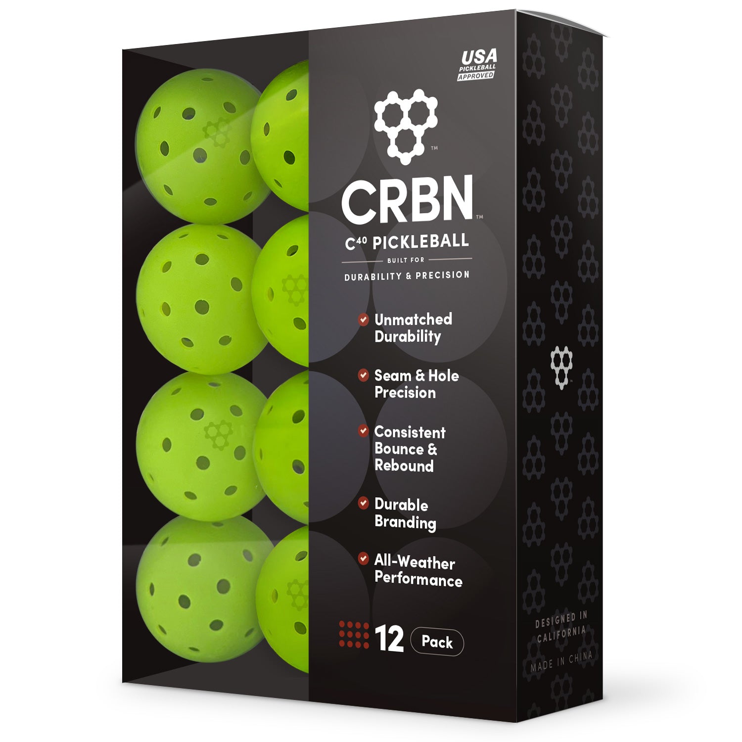 CRBN C40 Pickleballs | CRBN Pickleball