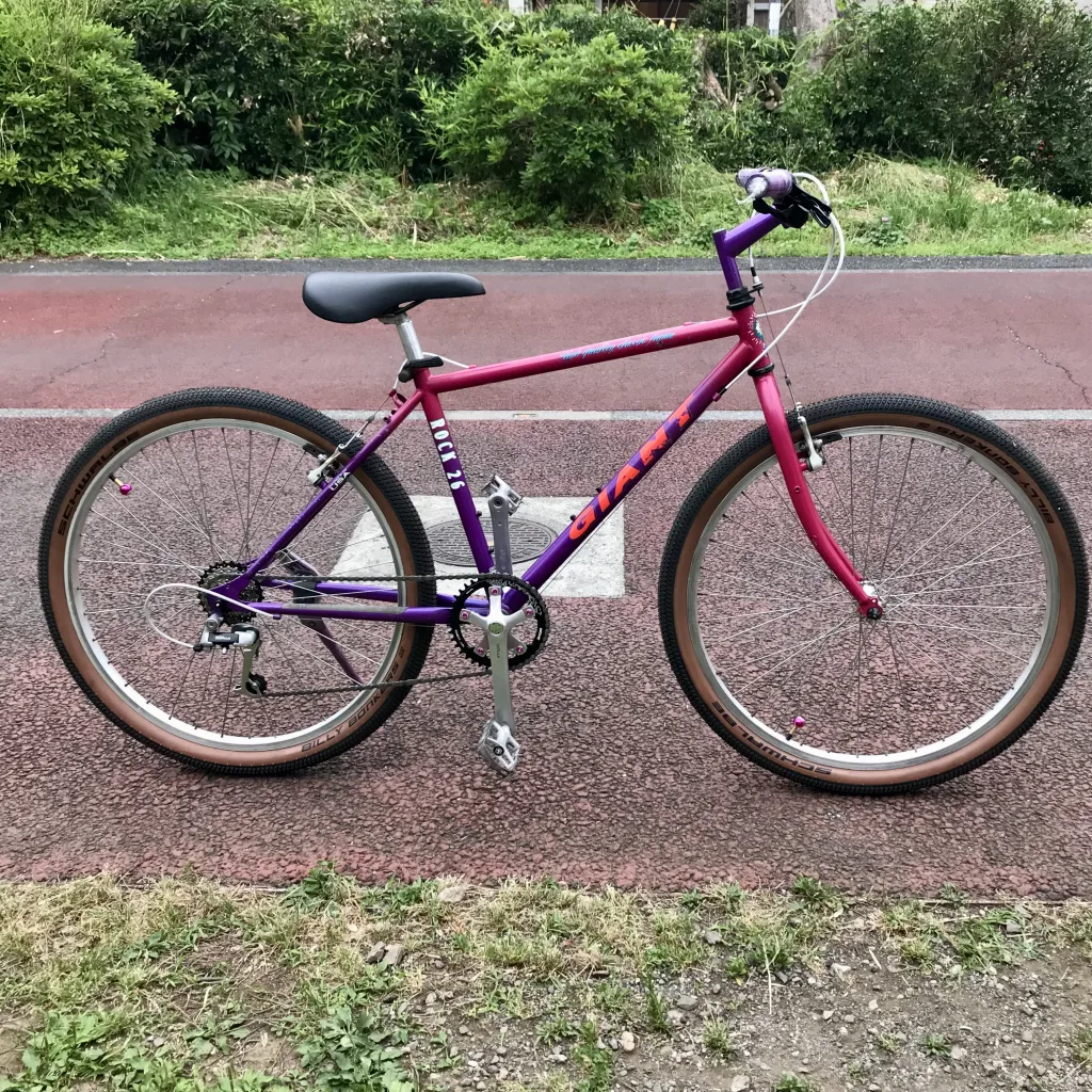 GIANT ROCK レストアモデル クロモリ OLD MTB 通勤通学にもおすすめの