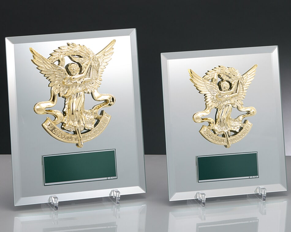 ミラーガラス製表彰楯：SO-5063｜クリスタル・ガラス表彰記念品専門店