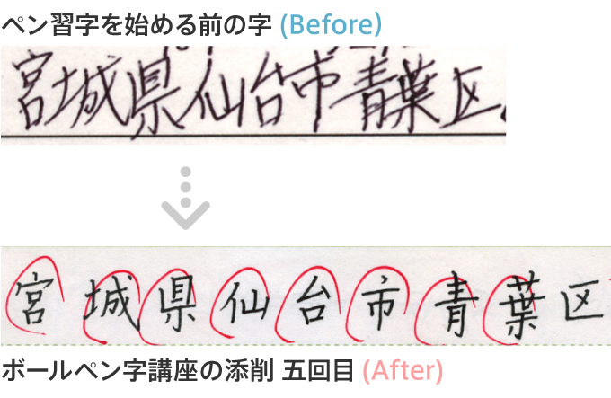 実録】実用ボールペン字講座を修了しました。その効果について | ペン