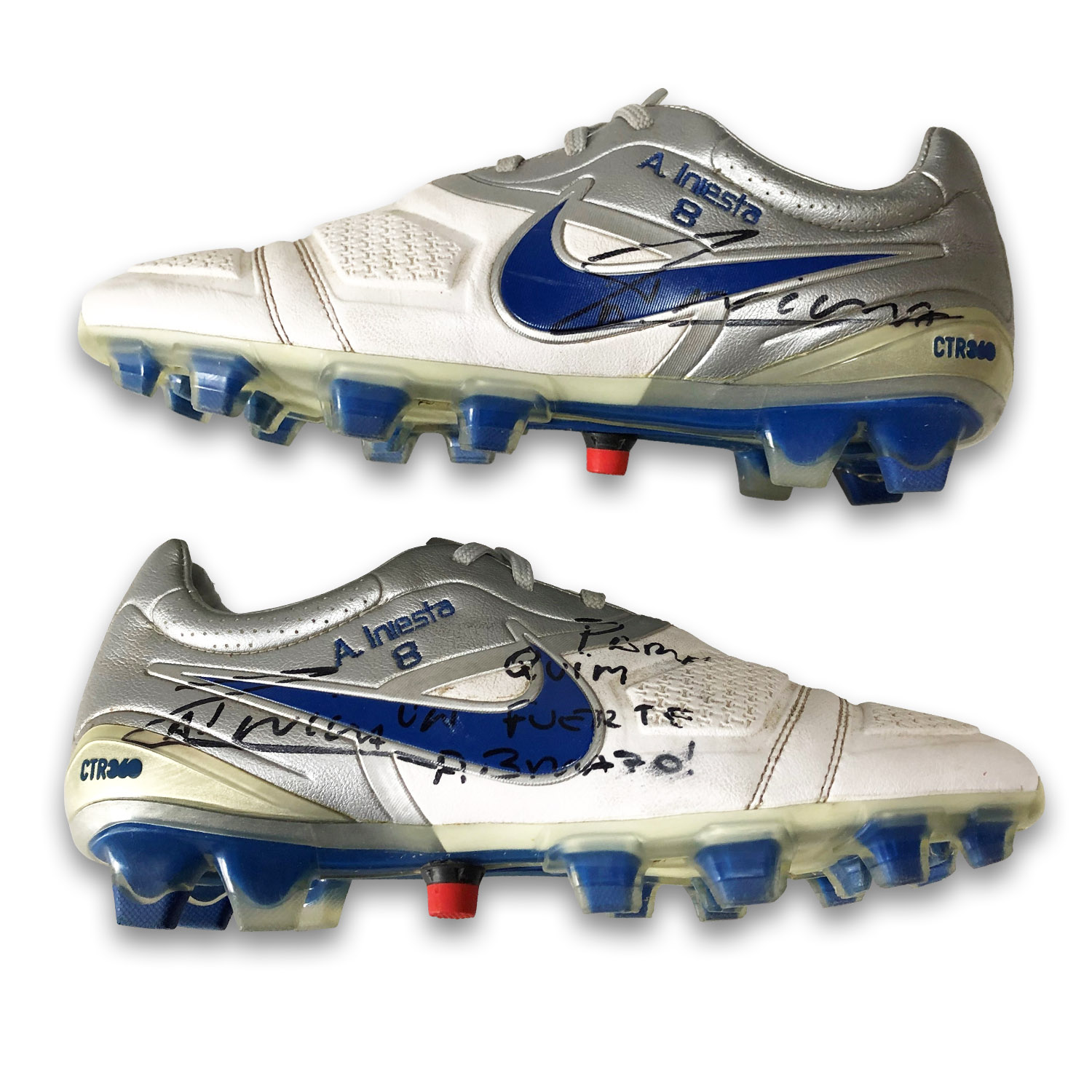 CuriosX / イニエスタ直筆サイン入り実使用09/10スパイク (ナイキ