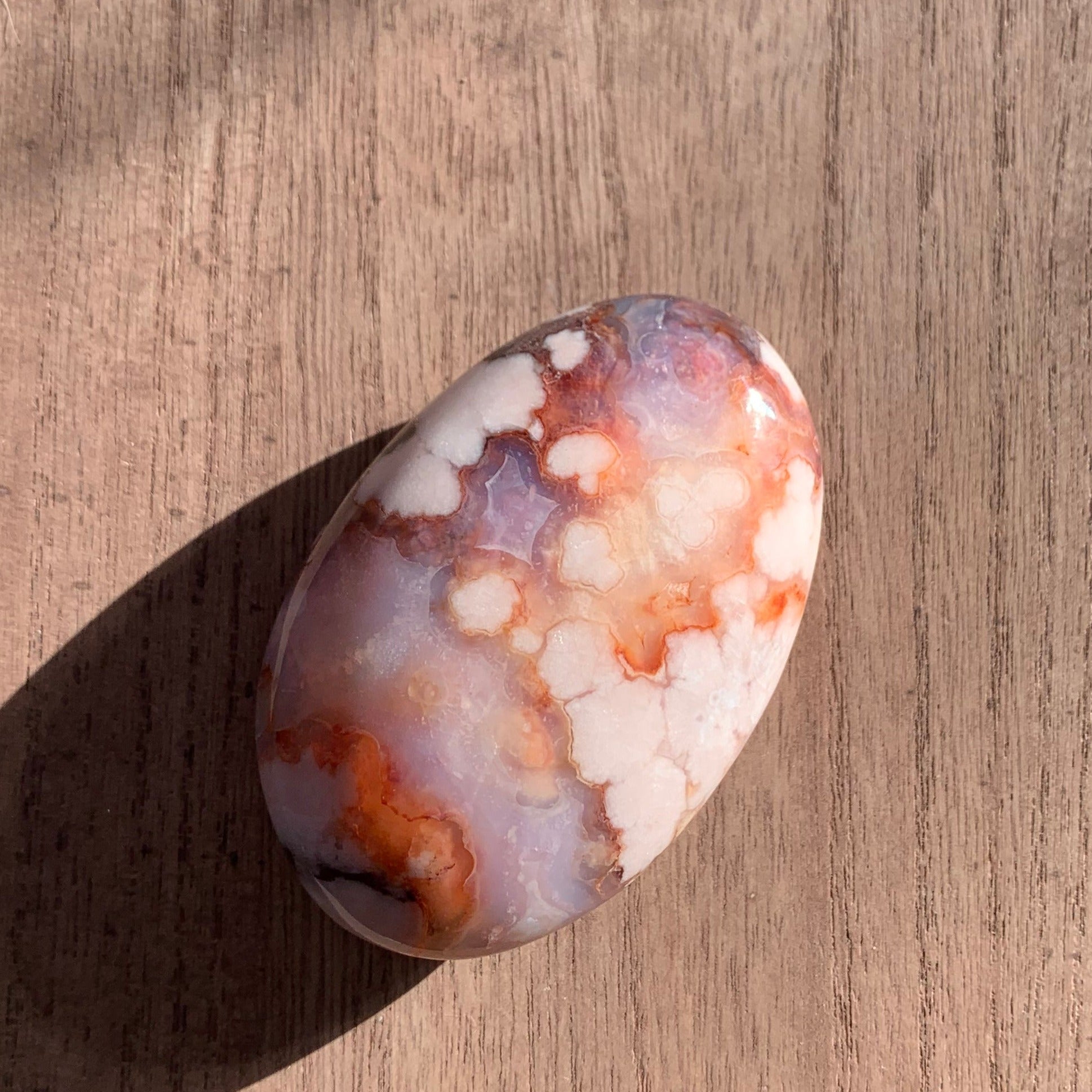 Carnelian Flower Agate – Cyan Moon Crystals