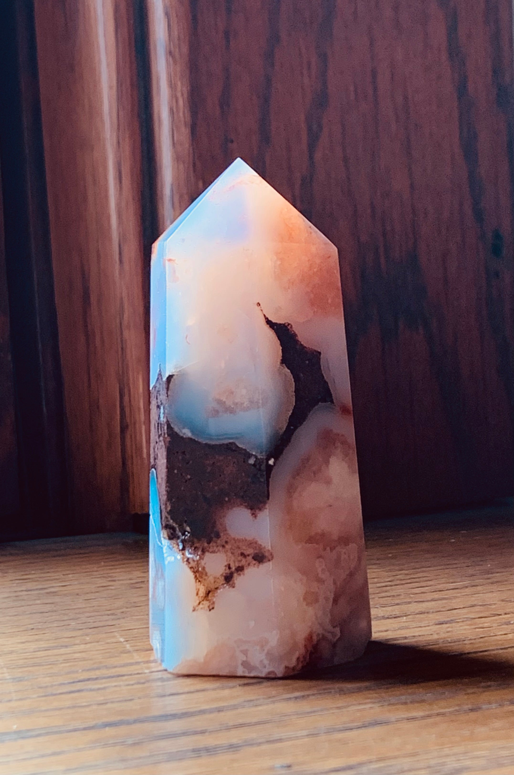 Carnelian Flower Agate – Cyan Moon Crystals