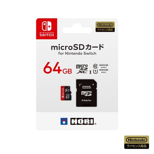 ホリ マイクロSDカード 64GB for Nintendo Switch NSW-046｜永久不滅