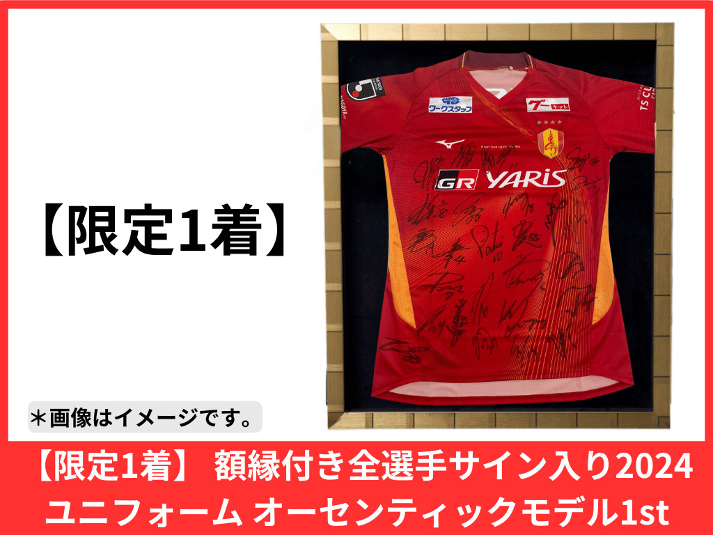 限定1着】 額縁付き全選手サイン入り2024ユニフォーム 鯱の大祭典