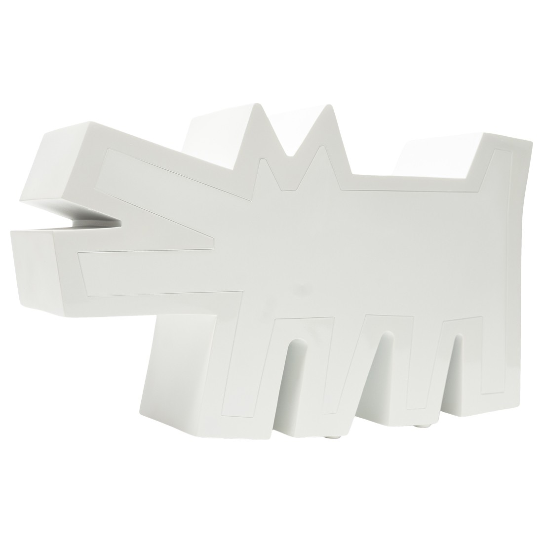 Medicom Keith Haring Barking Dog White Ver. Statue white