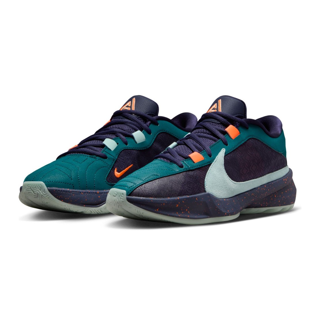 nike men zoom freak 5 geode teal jade ice purple ink