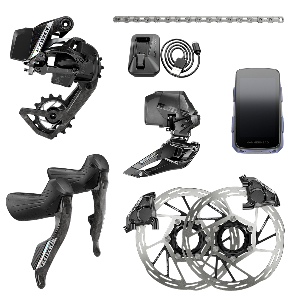 SRAM Force eTap AXS 2x12-Speed Wireless Road Groupset with