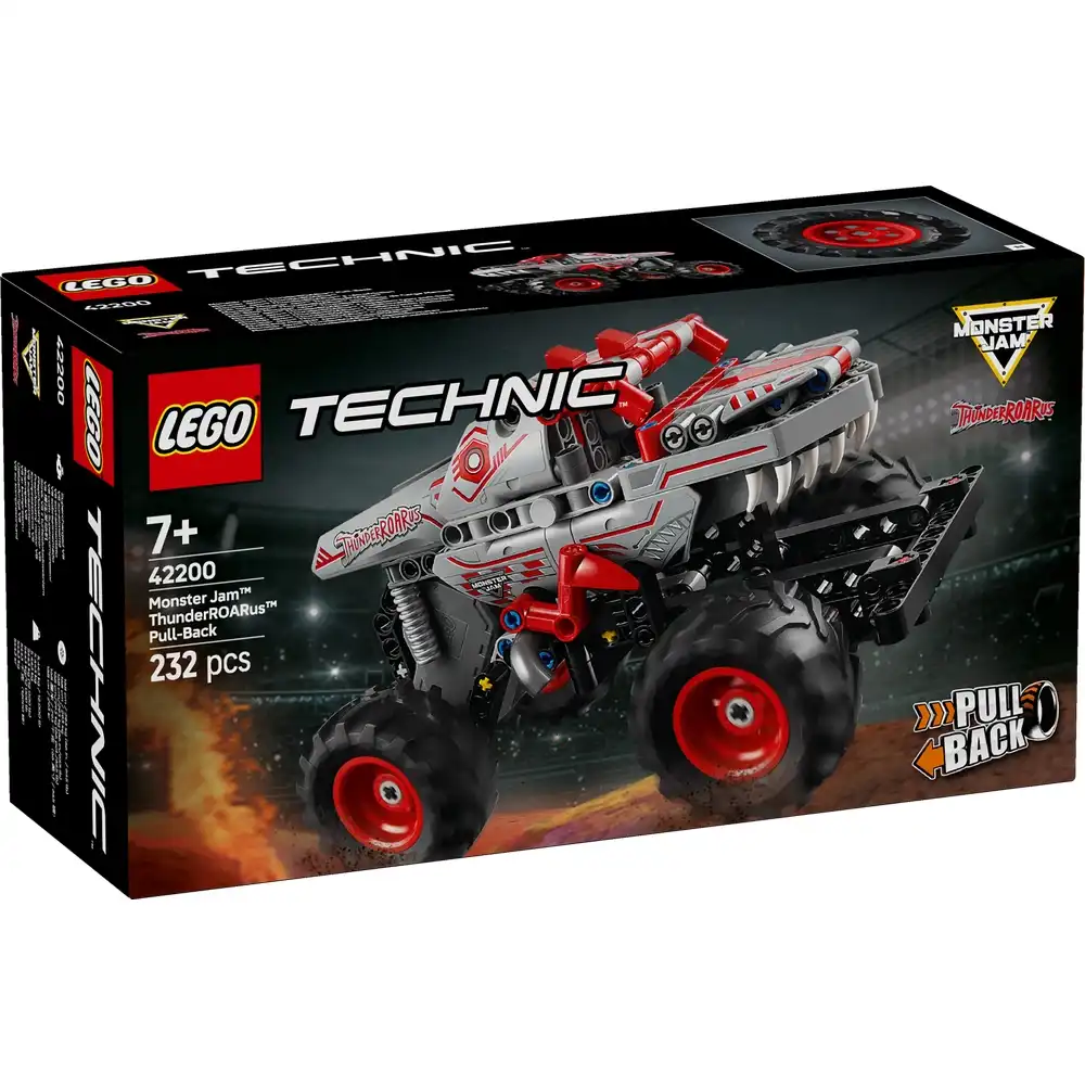 LEGO - Technic Monster Jam ThunderROARus Pull-Back 232 Pieces