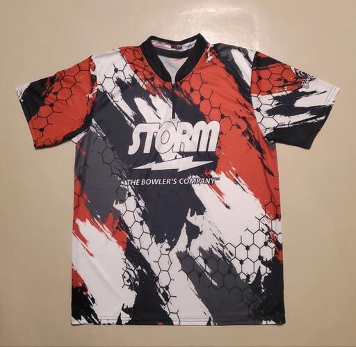 ✨新品✨ボウリングウェア STORM 【2XL】 ブルー マーブル 大きい