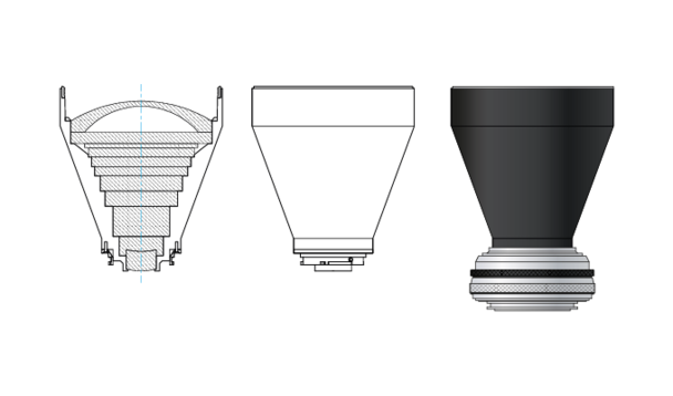 手のひらにおさまる35mm、50mm、80mmのレンズセットNeptune Lens