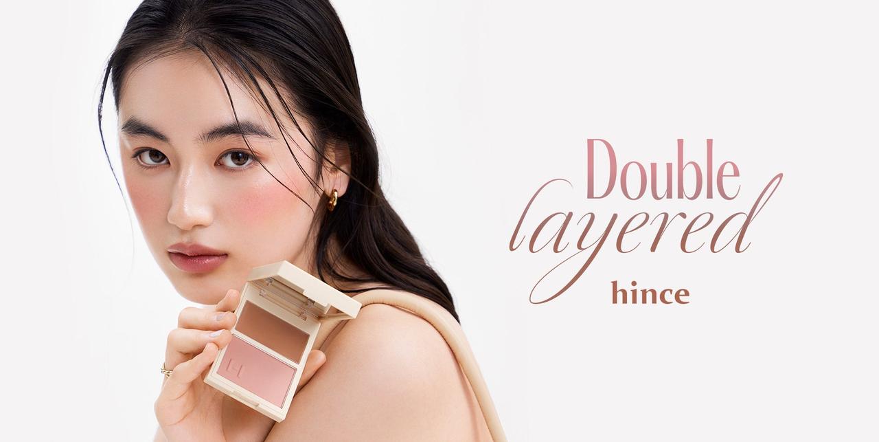 立体感のある雰囲気を演出する2色のコンビネーション hince『トゥルー