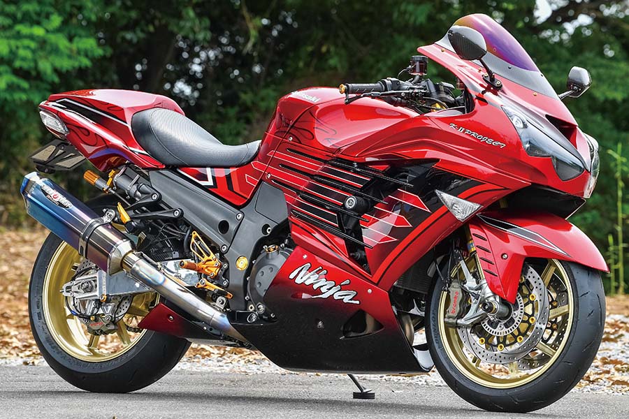 K-2プロジェクト ZX-14R（カワサキ ZX-14R）旗艦同士の乗り換えで前車