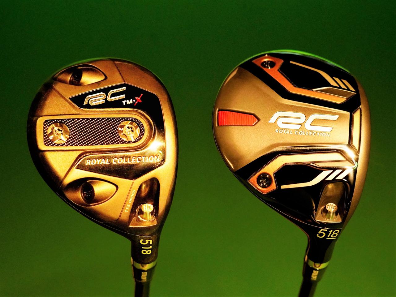 復活したロイヤルコレクションのフェアウェイウッド。球を操りやすい