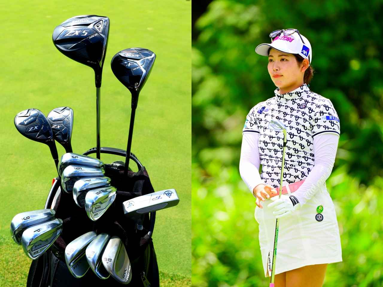 櫻井心那の最新セッティング。ドライバーの好みはアベレージゴルファー