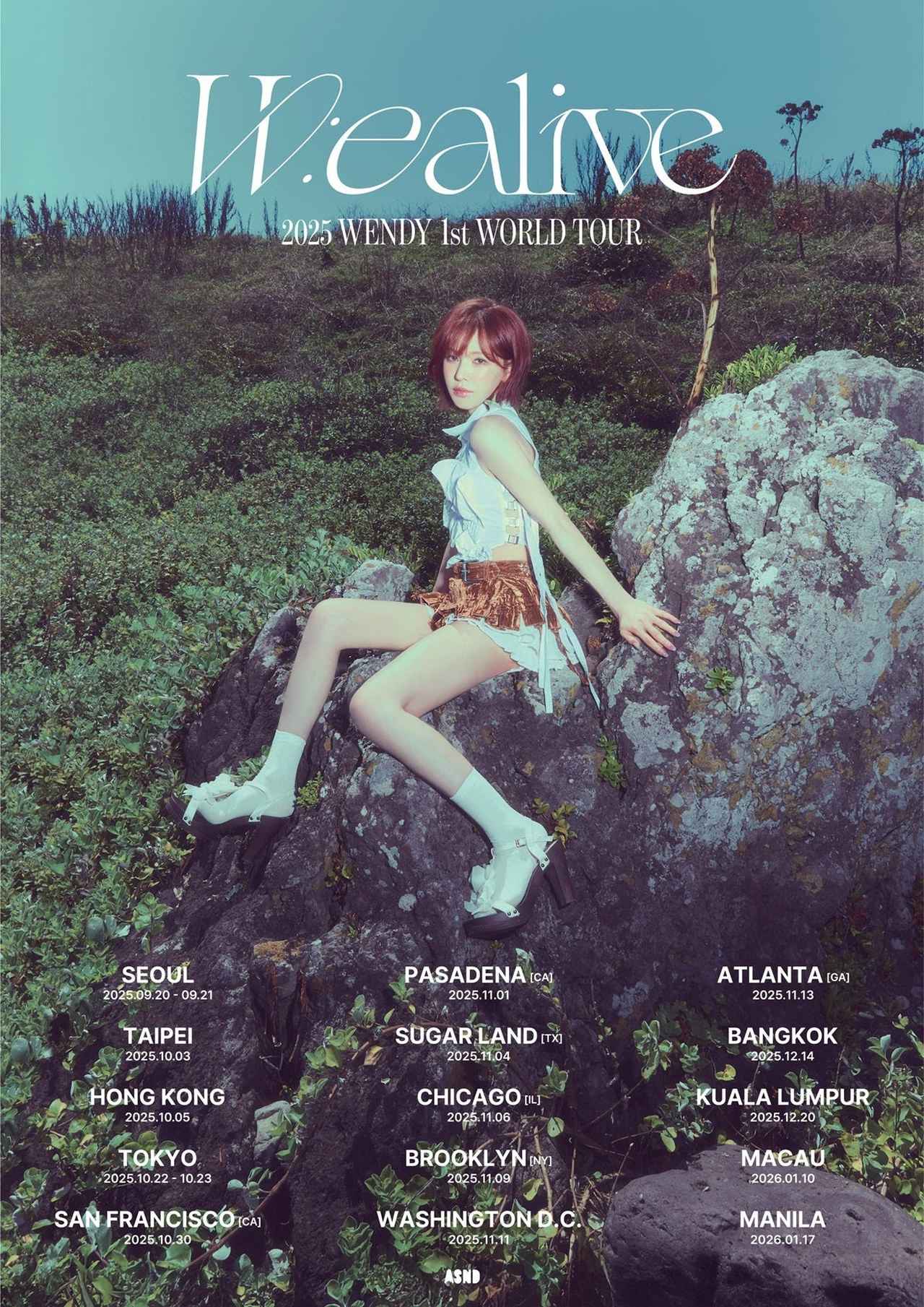 Red Velvet・ウェンディ(WENDY)、初のソロワールドツアー日本公演が